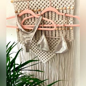 Minimale Animal Platinum Shimmer Bikini XS